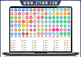 小程序公众图标素材6113个菜单栏